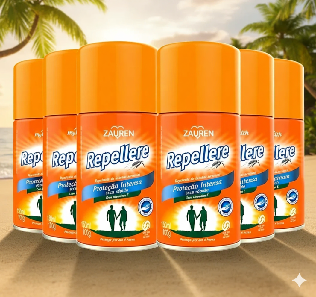 ZAUREN | Repellere Aerosol: 4 Horas de Protección Intensa y Secado Rápido