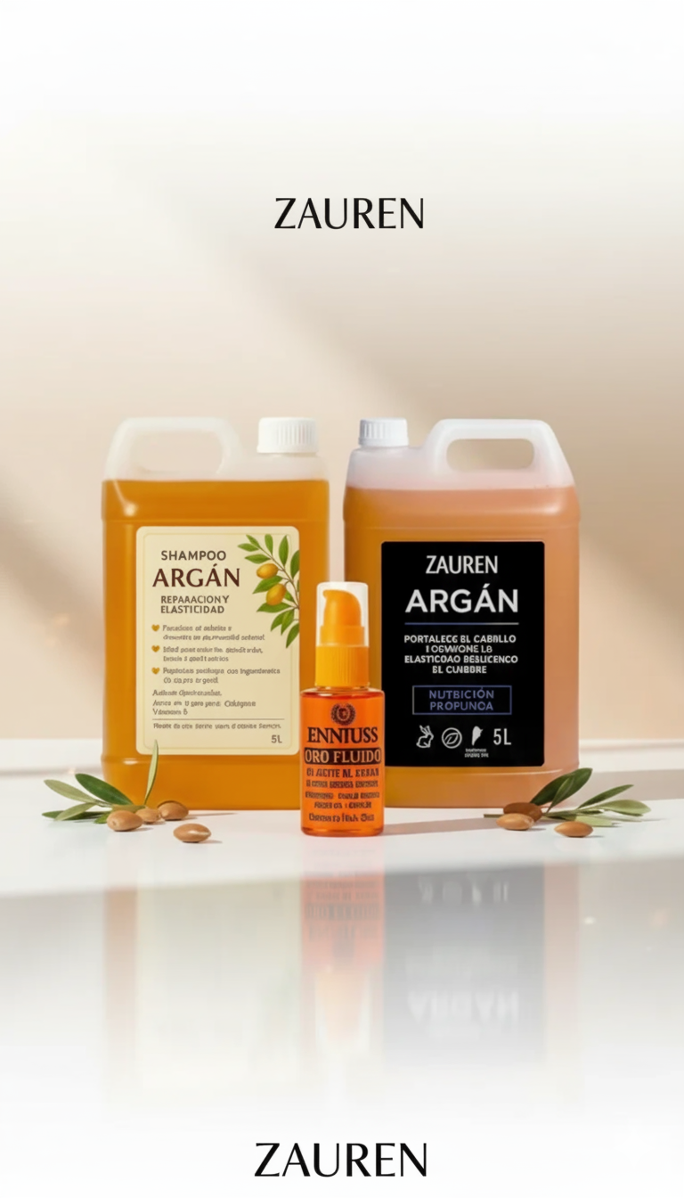 ZAUREN | Kit Profesional Argán 5L: Reparación y Brillo a Gran Escala.