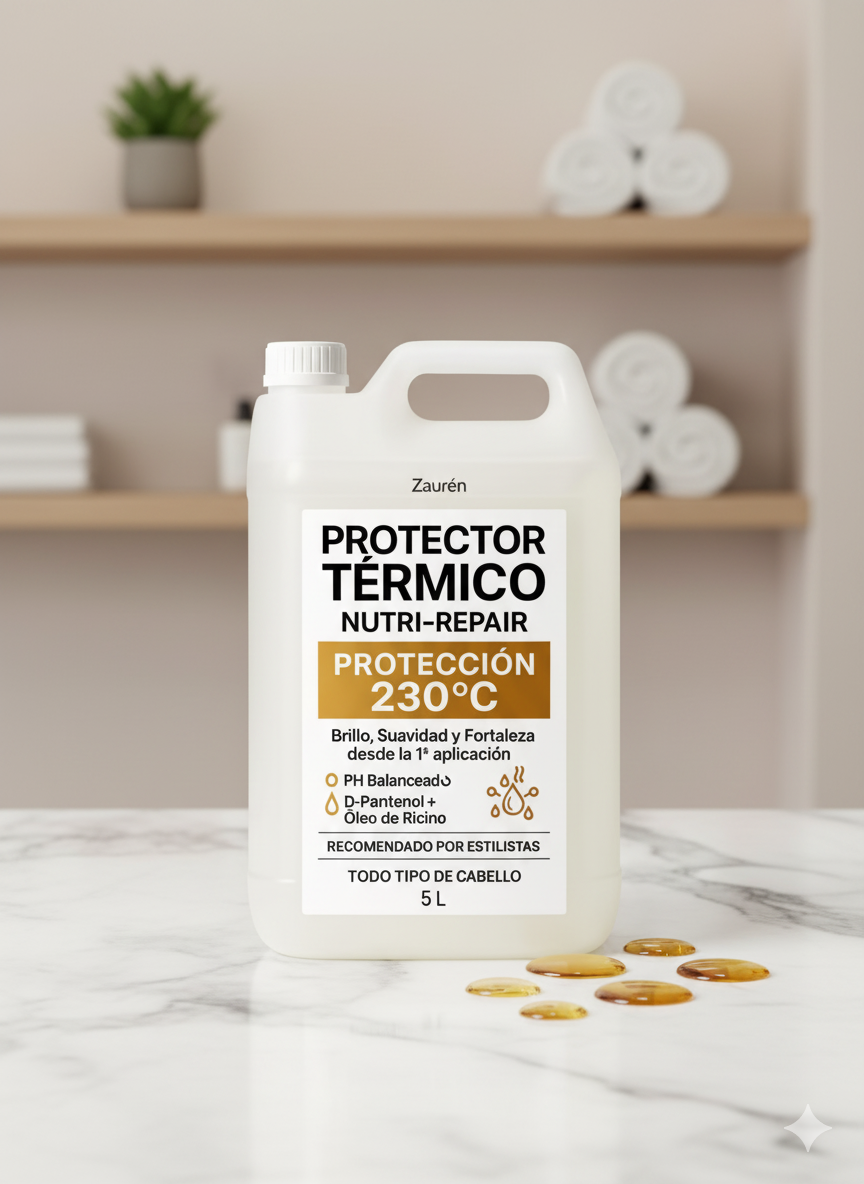 Protector Térmico Nutri-Repair Zaurén 5 L | Uso Profesional Sin Enjuague